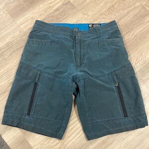Kuhl Blue Cargo Shorts Relaxed Fit